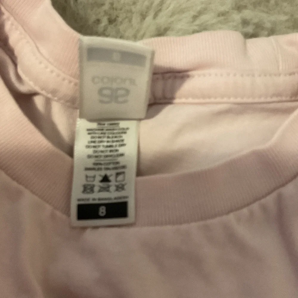 adidas Light Pink Kids Graphic Tee with Mountain & Bear Print - Picture 2 of 3